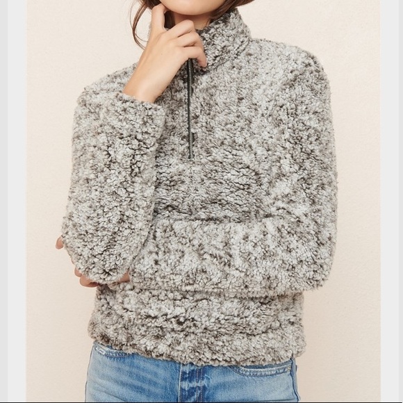 garage sherpa pullover